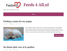 Tablet Screenshot of feeds4all.nl